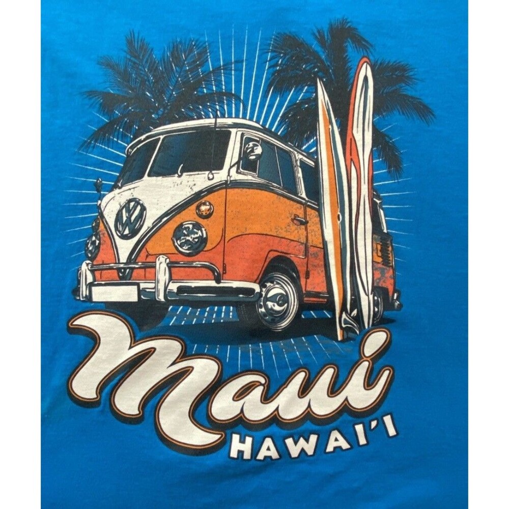Maui Hawaii Pullover Jersey Mens XL Long Sleeve Graphic Shirt - Picture 6 of 9
